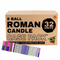 8-Tiro Vela Romana Estándar (Paquete de 6) | Caja Pack™ 32/1