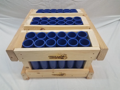 Great Lakes Mortar Racks™ 36-Shot Double Row Fan Rack