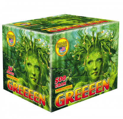 Greeeen 30-Shot XL Aerial Cake