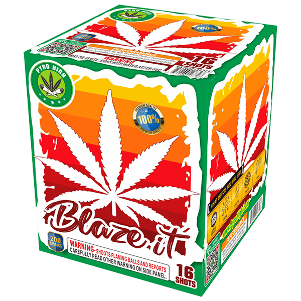 Blaze It 16-Shot Standard Aerial Cake