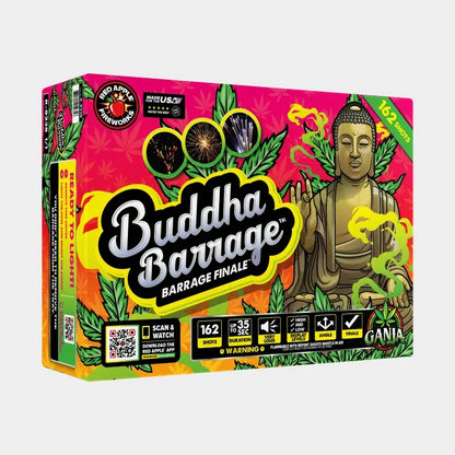 Batería de 162 disparos Buddha™ Barrage Finale™