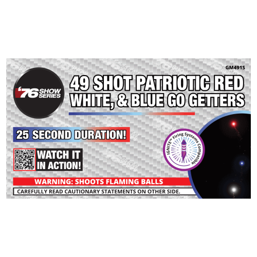 RWB Go Getters (25sec) 49-Shot XL Aerial Cake