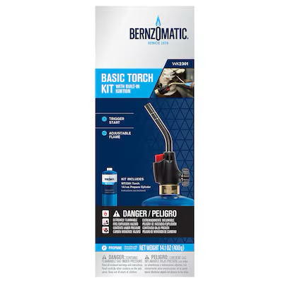 Bernzomatic Soldering Propane Torch kit 14.1-oz