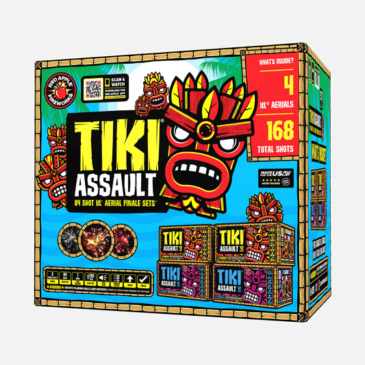 Juego aéreo final grande Tiki® Assault™ de 84 disparos®