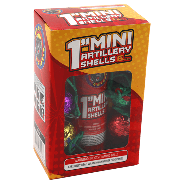 1" Mini Artillery 6-Shot Canister Shells