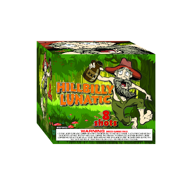 Hillbilly Lunatic 8-Shot XL Aerial Cake