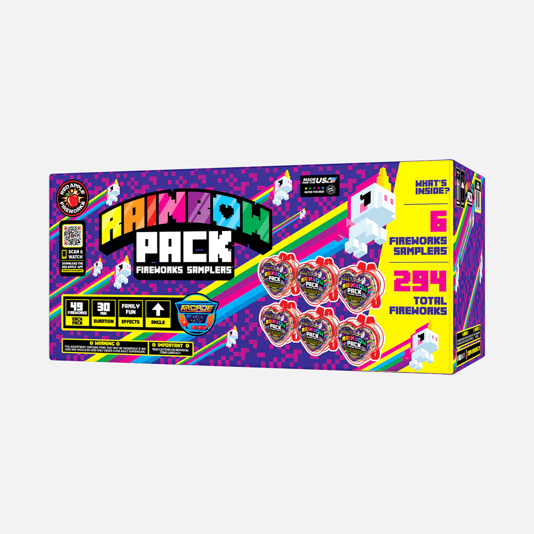 Rainbow Pack Heart Shaped Backpack Samplers®