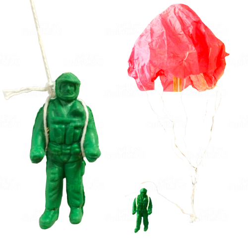 Plastic Paratrooper (Daytime) (6-Pack)