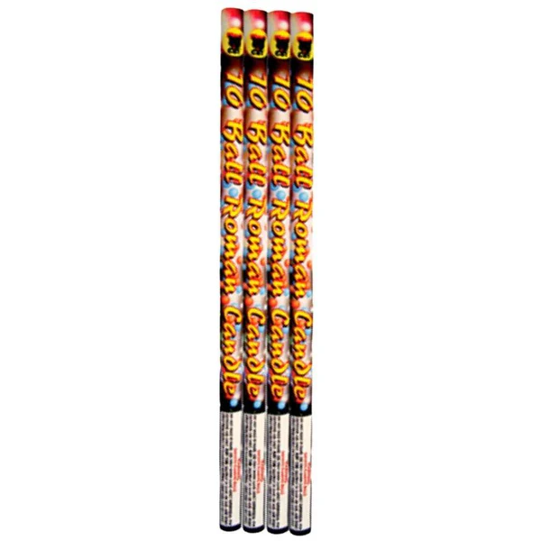 10-Ball Roman Candle (4-Pack)