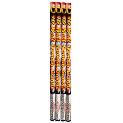 10-Ball Roman Candle (4-Pack)