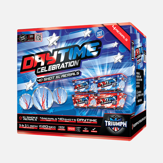 Daytime Celebration™ 40-Shots Daytime Effect XL® Aerial