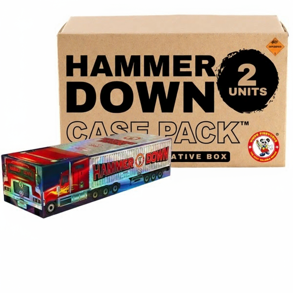Hammer Down 80-Shot XL Aerial Cake | Case Pack™ 2/1