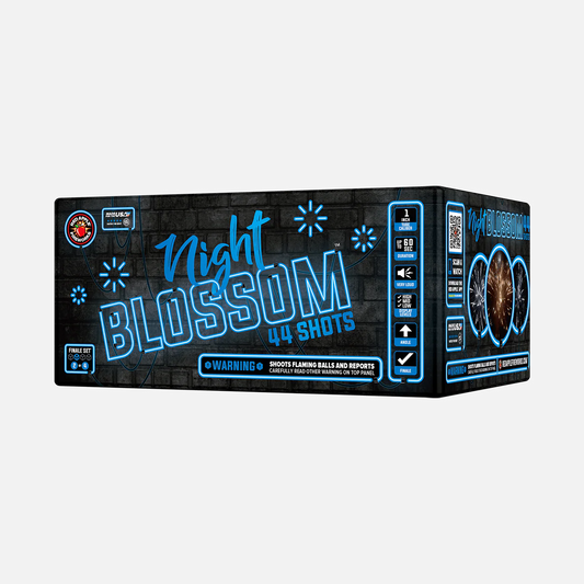 Night Blossom™ 176 disparos XL® Conjunto de final aéreo®