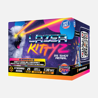 Lazer Kittyz™ 25 disparos Marco de plástico