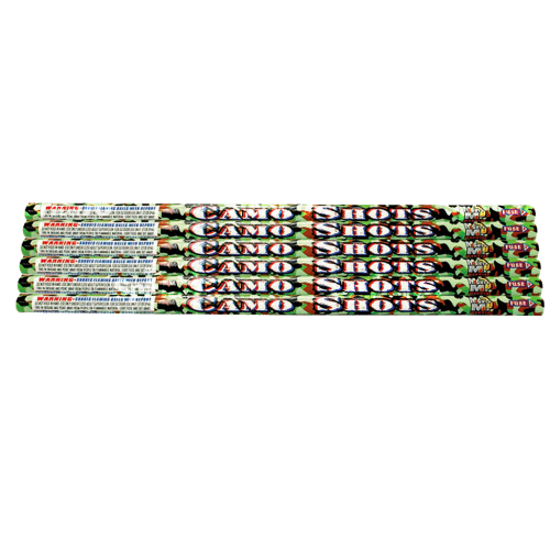 Camo 10-Shot Roman Candle (6-Pack)