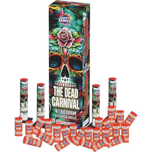 The Dead Carnival 24-Shot 4 in. Canister Shell Kit
