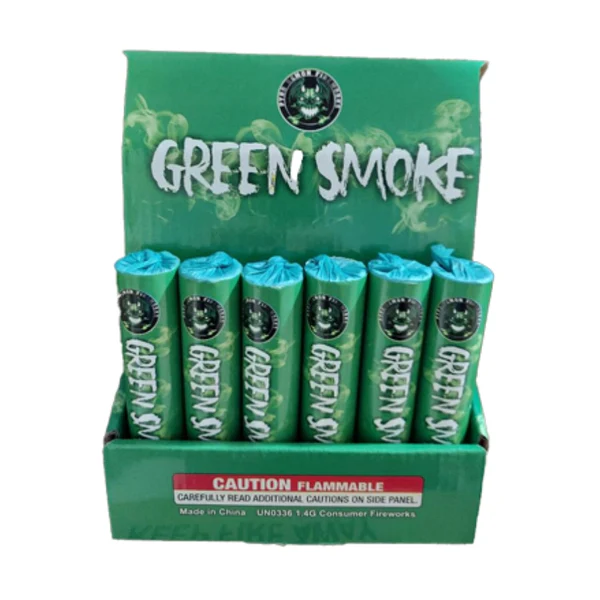 Bomba de humo grande de humo verde | Paquete de 60/1