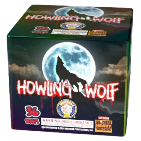 Howling Wolf 36-Shot XL Aerial Cake | Case Pack™ 4/1