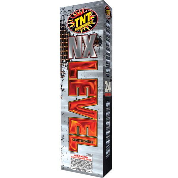 NX Level 24-Shot 4 in. Canister Shells – Elevated Fireworks