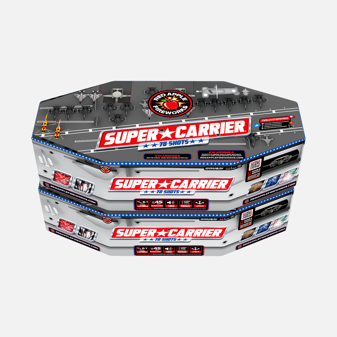 Super Carrier 78-Shot XL Aerial Cake