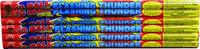 Vela romana Flashing Thunder de 10 disparos (paquete de 6)