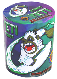 Pastel aéreo grande Yeti de 9 disparos