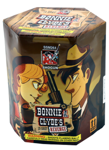 Bonnie & Clyde's Revenge 19-Shot Standard Aerial Cake