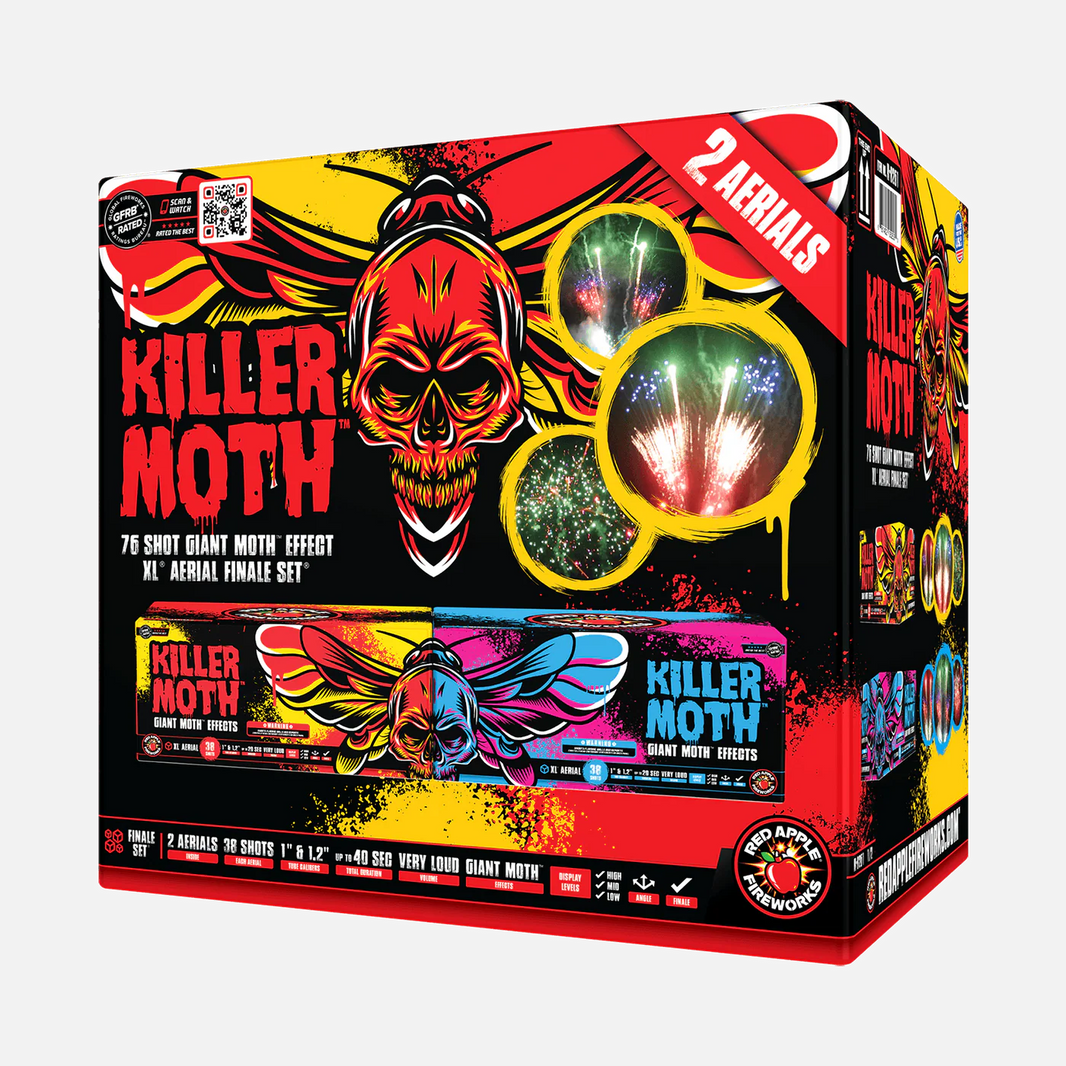 Set de Final Aéreo Killer Moth™ de 76 Disparos XL®