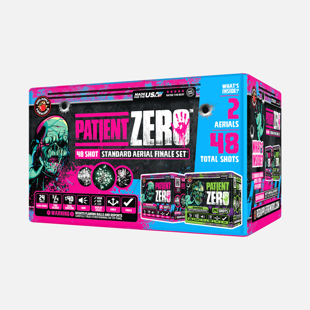 Patient Zero™ 48 Shot Standard Aerial Finale Sets®