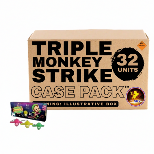 Triple Monkey Strike (3-Pack) Flying Novelty