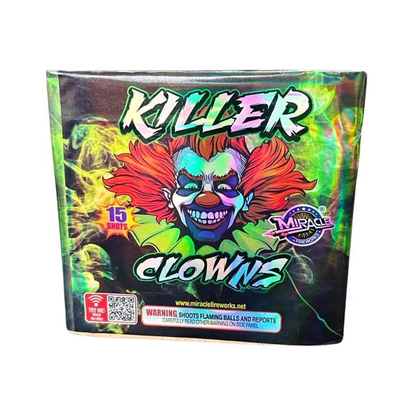 Killer Clown 180-Shot Aerial Cake Assortment | Case 4/3