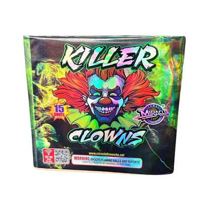 Killer Clown 180-Shot Aerial Cake Assortment | Case 4/3