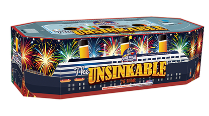 The Unsinkable 78-Shot XL Aerial Cake