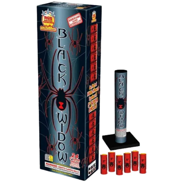 Carcasas de cartucho Black Widow de 24 disparos y 5 pulgadas