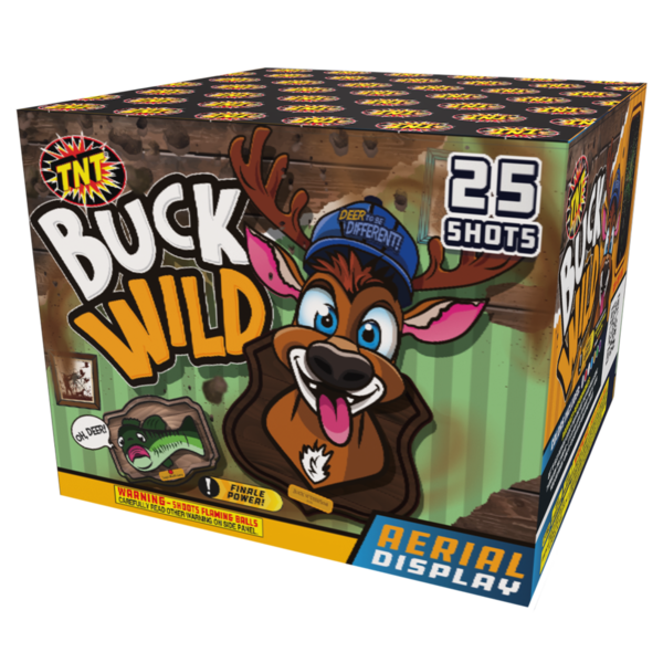 Tarta Aérea XL Buck Wild de 25 Disparos