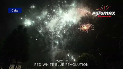 Red, White, Blue Revolution 49-Shot Pro-Line Cake