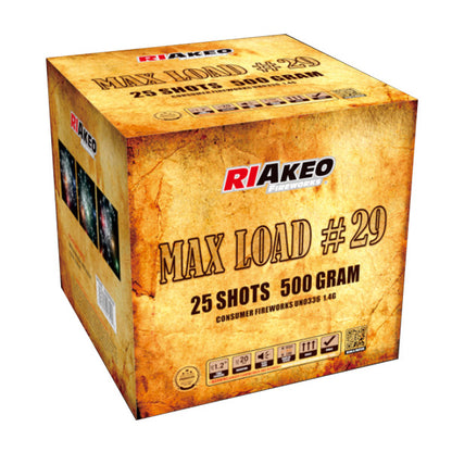 Pastel Aéreo XL de 25 Disparos Max Load #29