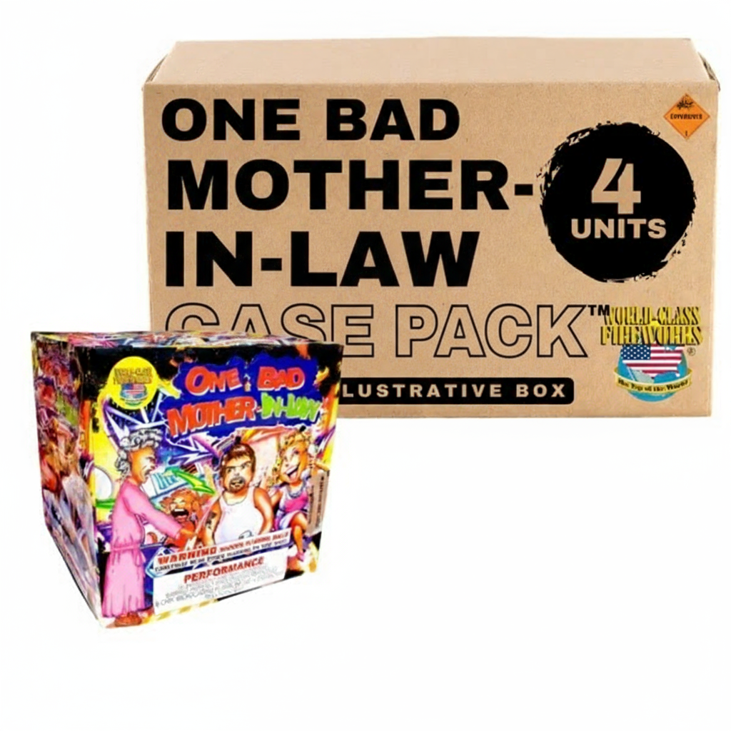 One Bad Mother-In-Law 16-Shot XL Aerial Cake | Case Pack™ 4/1
