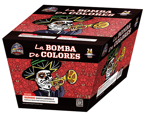 La Bomba De Colores 24-Shot XL Aerial Cake