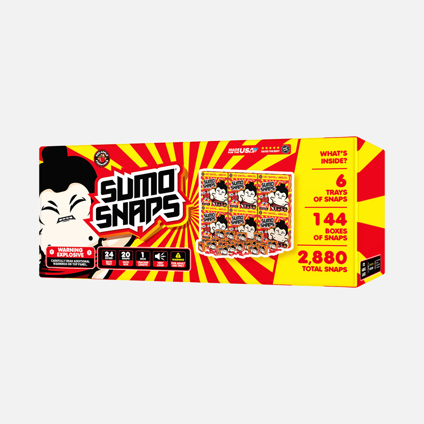 専用Gain Fireworks 2本セット　スナック Sumo® Snaps Adult Snappers – Elevated Fireworks