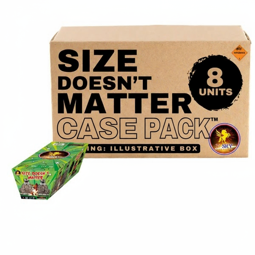 Size Doesn't Matter 118-Shot XL Aerial Cake | Case Pack™ 8/1