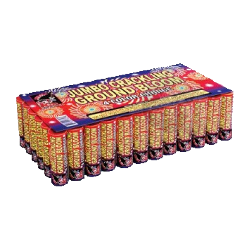 Jumbo Ground Bloom Crackling Ground Novelty (12-Pack)