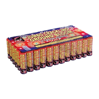 Jumbo Ground Bloom Crackling Ground Novelty (12-Pack)