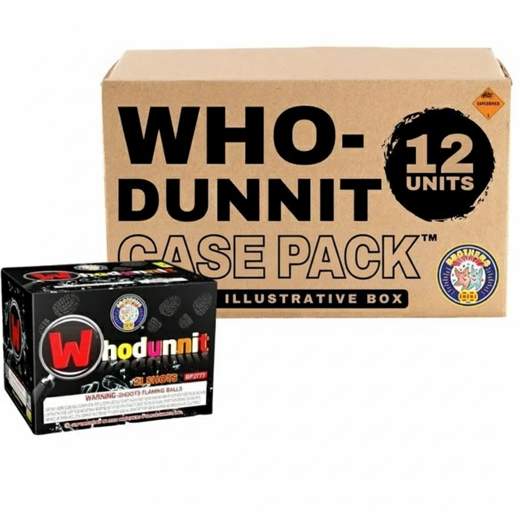 Whodunnit 21-Shot Large Aerial Cake | Case Pack™ 12/1