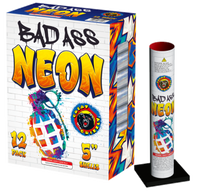 Bad Ass Neon 12-Shot 5 in. Canister Shells