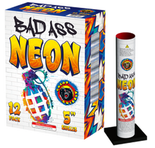 Bad Ass Neon 12-Shot 5 in. Canister Shells