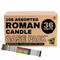 Vela Romana Surtida Estándar de 10 Tiros (Paquete de 4) | Caja Pack™ 36/1
