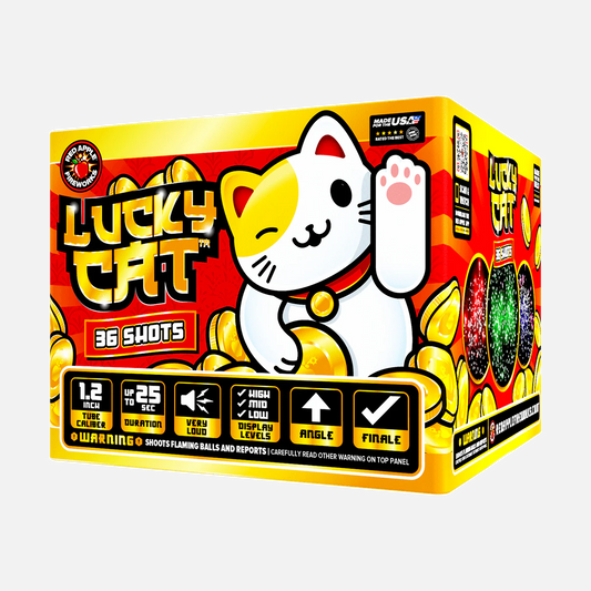 Lucky Cat™ 36 disparos XL® Aéreos