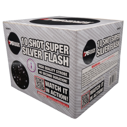 Super Silver Flash 10-Shot XL Aerial Cake