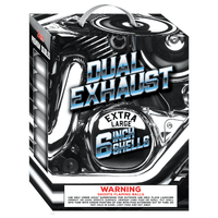 Dual Exhaust 12-Shot 6 in. Canister Shell Kit